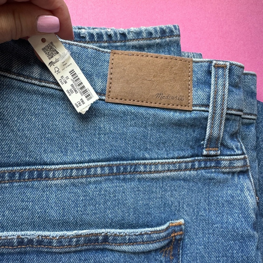 Madewell Women's Curvy 90’s Straight Crop Jeans size 33